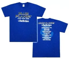 【中古】Tシャツ(男性アイドル) 三代目J Soul Brothers BLUE PLANET ツアーTシャツ ブルー Mサイズ 「三代目J Soul Brothers LIVE TOUR 2015“BLUE PLANET”」