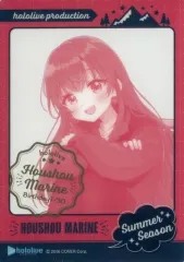 【中古】キャラカード 宝鐘マリン(ワンカラー/箔押し) 「バーチャルYouTuber ホロライブ トレーディングクリアブロマイド Summer Season」