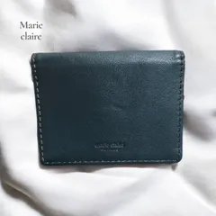 Marie claire　マリクレール カードケース グリーン　緑　小物　メンズ　レディース