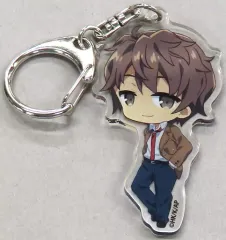 【中古】キーホルダー 梓川咲太 「青春ブタ野郎はおでかけシスターの夢を見ない ランダムアクリルチャーム」 劇場グッズ