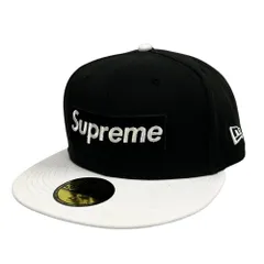 SUPREME シュプリーム 22SS 2-Tone Box Logo New Era ニューエラ ボックスロゴ キャップ ブラック ホワイト サイズ 7 3/8 正規品 / 40895