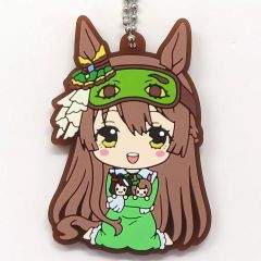 [중고] 열쇠 고리 사토노 다이아몬드 [말 딸 프리티 더비 Season 3 클리어 고무 마스코트 ~ Relax time ~] 반다이 남 코어 뮤즈먼트 한정