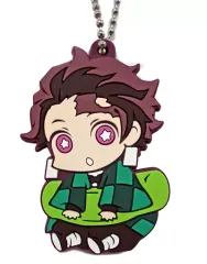 【中古】キーホルダー・マスコット(キャラクター) 竈門炭治郎 「鬼滅の刃 キャラばんちょうこうラバーマスコット」