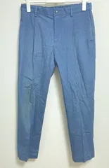 【224209】UNITED ARROWS ユナイテッドアローズ  テーパードパンツ　ボトムス　ウエストゴム　ポリエステル生地　M メンズ  ・ ブルー