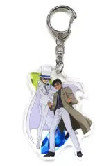 【中古】キーホルダー・マスコット(キャラクター) 【シークレット2】怪盗キッド＆京極真 「リアル脱出ゲーム×名探偵コナン 紺青の美術館からの脱出 アクリルキーホルダー」 