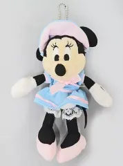 【中古】雑貨 ミニーマウス ぬいぐるみチャーム 「Happyくじ DISNEY SPRING VACATION 2022」 ぬいぐるみチャーム賞