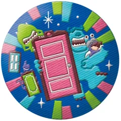 【中古】食玩 雑貨 2.モンスターズ・インク 「Disney Characters 刺繍缶バッジビスケット2」