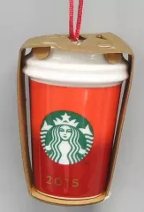 【中古】置物・装飾品 ホリデー2015 オーナメント レッドカップ 「スターバックスコーヒー」