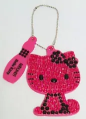 【中古】キーホルダー・マスコット(キャラクター) キティ キラキラジュエリーチャーム(ショッキングピンク) 「ROUND1×ハローキティ」 プレゼントキャンペーン
