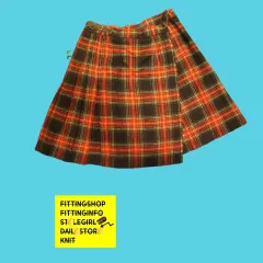 2179ミニスカート スカート ロング丈スカート スカート シャーリング スカート チェック柄スカート ヴィンテージスカート スカート ロング丈