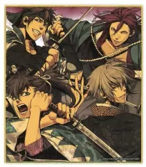 【中古】紙製品 藤堂平助＆原田左之助＆永倉新八＆風間千景 ミニ色紙 「まるくじ 薄桜鬼」 小吉02