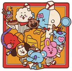 [중고] 머그컵·탕만 집합 A(점원 스타일) Diner 코스터 [이치반 쿠지 BT21 Diner] L상