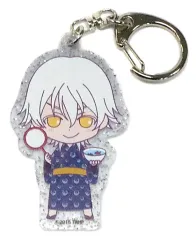 【中古】キーホルダー・マスコット(キャラクター) 鶴丸国永 「刀剣乱舞-花丸-×大江戸温泉物語～大江戸温泉遠征～ ラメ入りアクリルチャームコレクション」