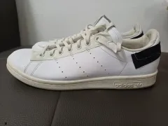 (280) adidas アディダス スタンスミス 白 黒 スニーカー