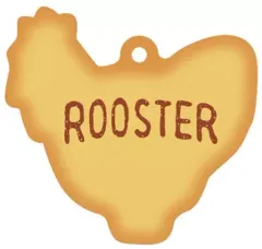 【中古】食玩 キーホルダー 11.ROOSTER 「たべっ子どうぶつ ぷっくりラバマスグミ2」