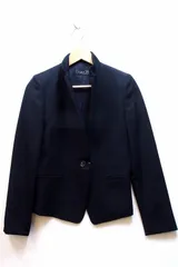 【227091】BASILE28 バジーレ・ベントット  スタンドカラー テーラードジャケット  ・40 ブラック