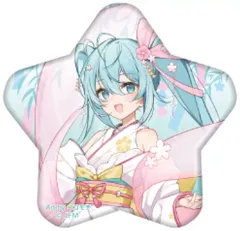 【中古】バッジ・ビンズ 初音ミク(等身) 「初音ミク 秋葉原フェスティバル 2024 トレーディング星型缶バッジ 七夕ver.」