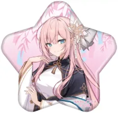 【中古】バッジ・ビンズ 巡音ルカ(等身) 「初音ミク 秋葉原フェスティバル 2024 トレーディング星型缶バッジ 七夕ver.」