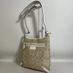 2601-119｜美品｜コーチ シグネチャー ショルダーバッグ ホワイト