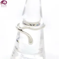 TIFFANY&CO. ティファニー エルサ・ペレッティ ティアドロップ リング 約11.5号 スターリングシルバー SV925 2.23g