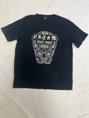 【225047】DIESEL ディーゼル  半袖Tシャツ　カットソー　イラストプリント　コットン100％　M メンズ  ・ ブラック