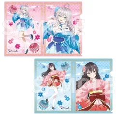 【中古】クリアファイル アリサ・ミハイロヴナ・九条(アーリャ)＆周防有希 A4クリアファイルセット 着物ドレスver. 「時々ボソッとロシア語でデレる隣のアーリャさん」
