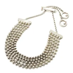 グッチ GUCCI ボールチェーン ブレスレット 925 アクセサリー イタリア製 シルバー