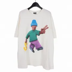 ステューシー STUSSY PEACE & PROSPERITY TEE ピース＆プロスペリティ Tシャツ カットソー 半袖 XL ホワイト 白