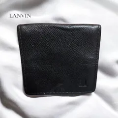 LANVIN ランバン　コインケース ブラック　黒ミニ財布