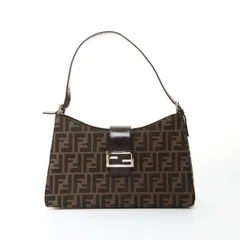 FENDI フェンディ ショルダーバッグ ズッカ キャンバス【中古】