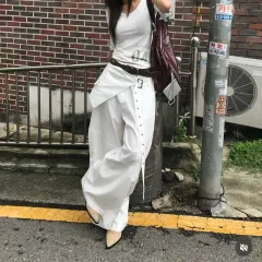 ラップスカートパンツ