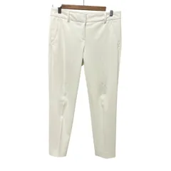 セオリーリュクス theory luxe スラックス テーパードパンツ ストレッチ 36 白 ホワイト