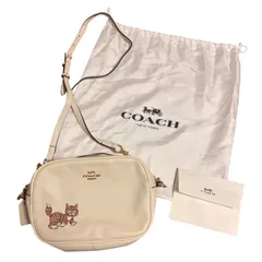 【状態良好】コーチ　ショルダーバッグ　CC790 猫　保存袋　キャット　金具