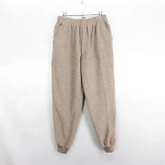 RIO CLUB パンツ ボトムス ジョガー 起毛 裏フリース イージー L ライトブラウン ※EKM
