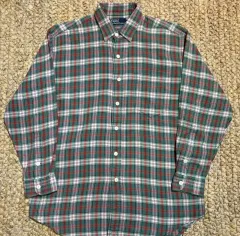 90s ポロラルフローレン フランネル チェックシャツ (ㅎ4239) (ㅎ5331)