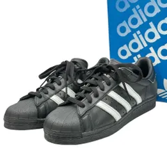 adidas(アディダス) SUPERSTAR 82 スーパースター 82 JI2026 26cm ブラック×ホワイト ローカット スニーカー