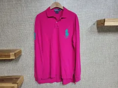 L 105サイズ ポロ ラルフローレン ビックロゴ ヴィンテージ カラーTシャツ アメカジ