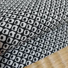 ポリエステル着物専門店in.style◆美品◆小紋着物◆袷◆広衿◆洗える着物◆絞り柄◆Mサイズ◆裄67cm◆丈163.5cm