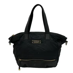 Burberry Blue Label(バーバリーブルーレーベル) ハンドバッグ - 黒 レザー