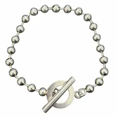 グッチ ブレスレット ボールチェーン マンテル シルバー925 重量14.6g 010294 09840 0006 シンプル レディース GUCCI