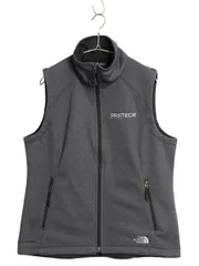 【お得なクーポン配布中!】 US企画 ノースフェイス WIND WALL ソフトシェル ベスト レディース L / アウトドア フルジップ ストレッチ 裏 フリース 前開き 重ね着 企業