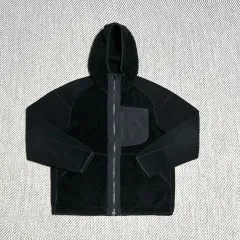 M UNIQLO x ホワイトマウンテニアリング コラボ フリース フードジップアップ ジャケット