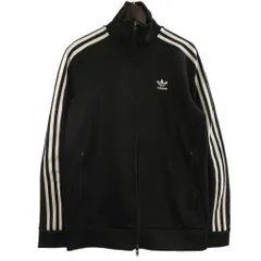 アディダスオリジナルス adidas originals BECKENBAUER TRACK TOP トラックジャケット ジャージ スリーストライプ ロゴ刺繍 CW1250 黒 ブラック M