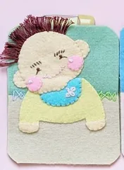 ハンドメイドフェルト名札73