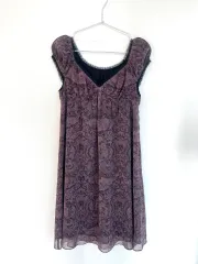 HYSTERIC GLAMOUR ベイズリー フリル シフォン ONE PIECE