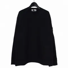ストーンアイランド STONE ISLAND HEAVY ORGANIC COTTON JERSEY レギュラーフィット クルーネック スウェット トレーナー L ブラック 黒 K25156100075 S0A50