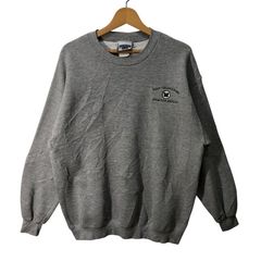 ISTKUNST ロゴ トレーナー スウェット メンズ レディース グレー系 S 