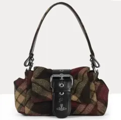 Vivienne Westwood ヴィヴィアン・ウエストウッド ヘイゼル TREASURE（トレジャー） LIGHT CHECK ショルダーバッグ