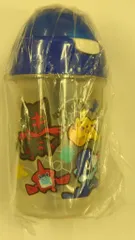 サントリー ストロー付きポケモン水筒/ポケモンひなまつり ポケットモンスター サン＆ムーン 青