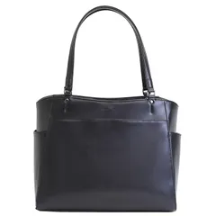 【新着商品】[目々澤鞄] 就活 バッグ レディース a4 カバン リクルートバッグ 軽量 クロ 黒 トートバッグ ビジネスバッグ 通勤 女性 ポケット 底鋲 サイドポケット sk1006 ブラック(10)